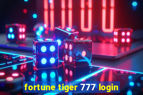 fortune tiger 777 login